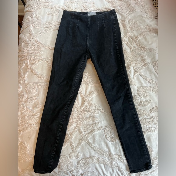 Black Free People Skinny Jeans - Size 30 - Picture 1 of 4